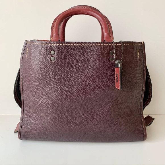 Coach Rogue 30 Burgundy - Picture 3 of 16